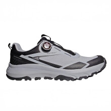 (8 UK, Black/Grey) Karrimor Mens Aspect Leather Low Cut Waterproof Hiking Shoes