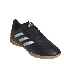 (3 UK, Black/White) Adidas Boys Goletto VIII Indoor Court Trainers