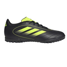 (7 UK, Black/Lemon) Adidas Mens Goletto IX Leather Astro Turf Trainers