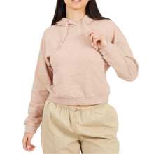 (14 UK, Taupe) Brave Soul Womens/Ladies Crop Hoodie
