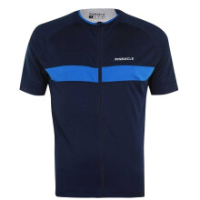 (XXL, Navy) Pinnacle Mens Race Short-Sleeved Cycling Jersey