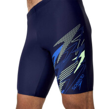 (L, Peacoat/Deep Blue) Speedo Mens Medley Logo Jammer Shorts