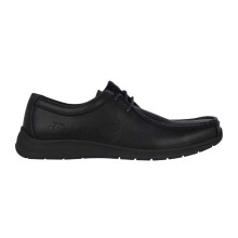 (5 UK, Black) Giorgio Childrens/Kids Bexley Moc Toe Flat School Shoes