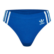 (16 UK, Blue) Adidas Womens/Ladies Adicolor Flex 3 Stripes Thong