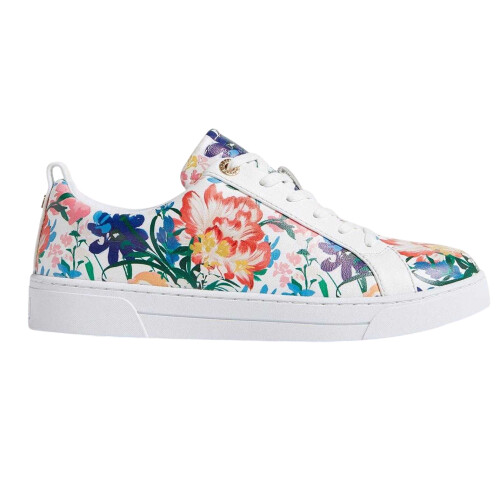Ted Baker (5 UK, White) Ted Baker Womens/Ladies Leather Flat Trainers