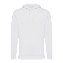 (L, White) Iqoniq Unisex Adult Jasper Recycled Cotton Hoodie