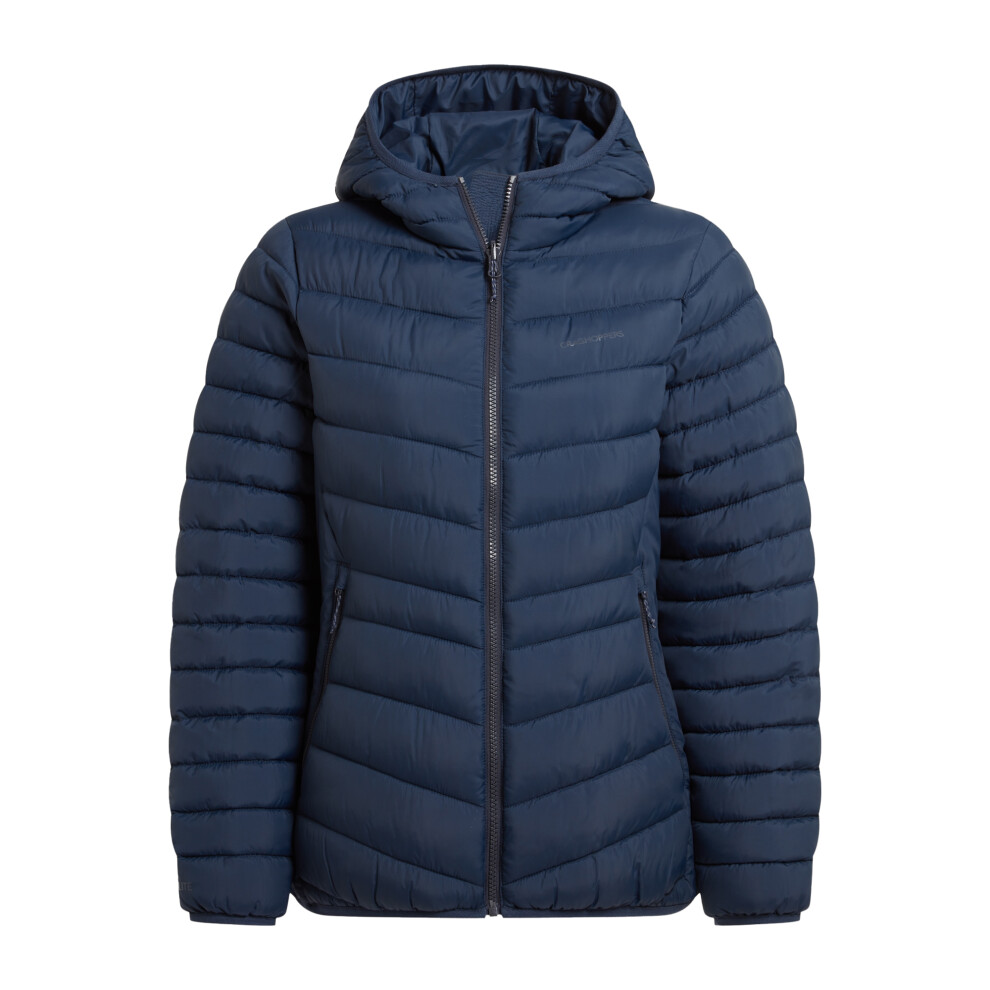 Craghoppers Compresslite IX Insulated Hooded Jacket for Women Navy Size 14 - Image 3