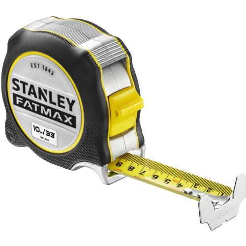 STANLEY (10m, Silver) Stanley Fatmax Xtreme Tape Measure