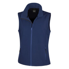 (L, Navy) Result Womens/Ladies Softshell Body Warmer
