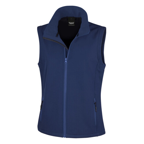 Result (L, Navy) Result Womens/Ladies Softshell Body Warmer