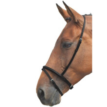 (Pony, Black) Blenheim Leather Horse Flash Noseband
