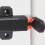 4 Pack Push to Open Cabinet Latch - Self-Locking Black 3