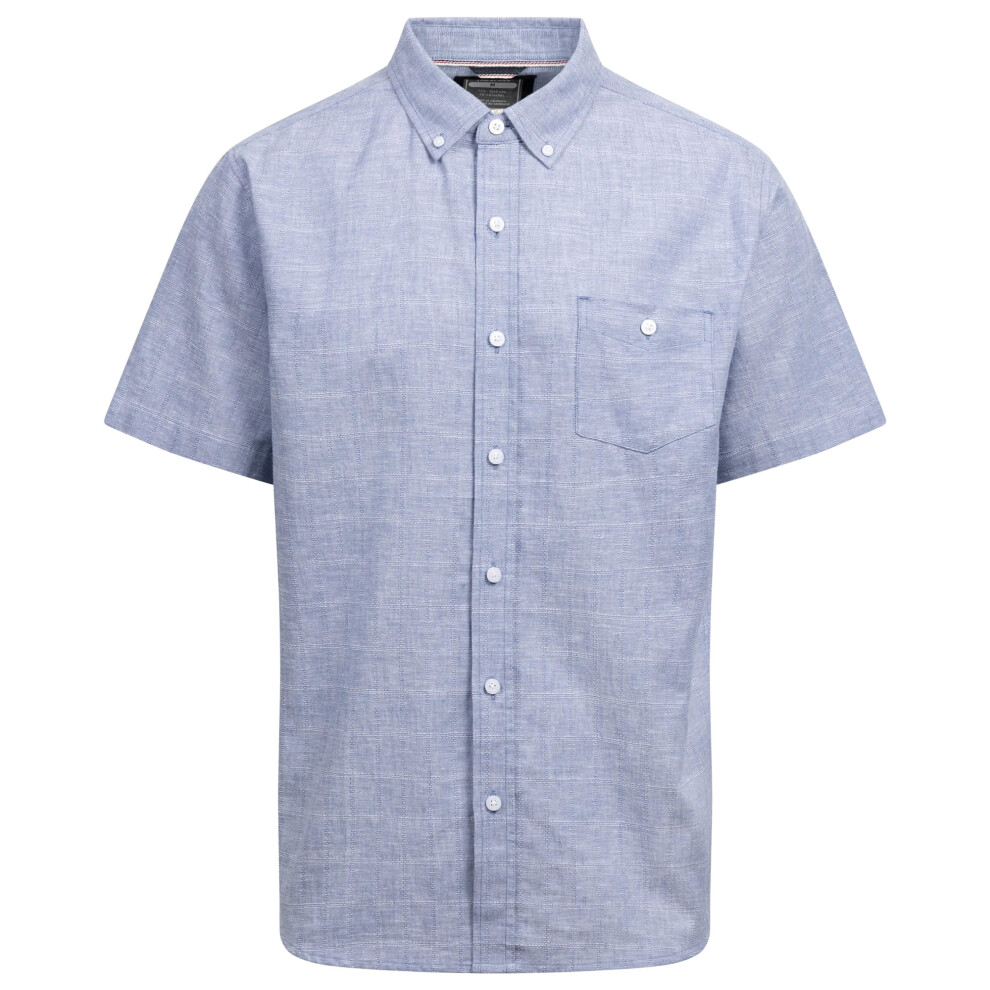 Trespass (M, Blue Haze) Mens Lenard Short-Sleeved Shirt