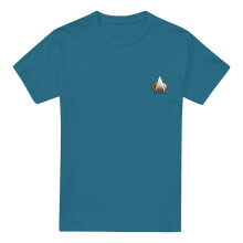(XL, Slate) Star Trek Mens The Next Generation Science Emblem T-Shirt