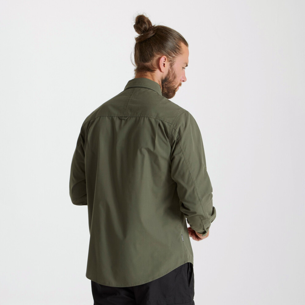 Craghoppers (3Xl, Pebble Brown) Mens Expert Kiwi Long-Sleeved Shirt
