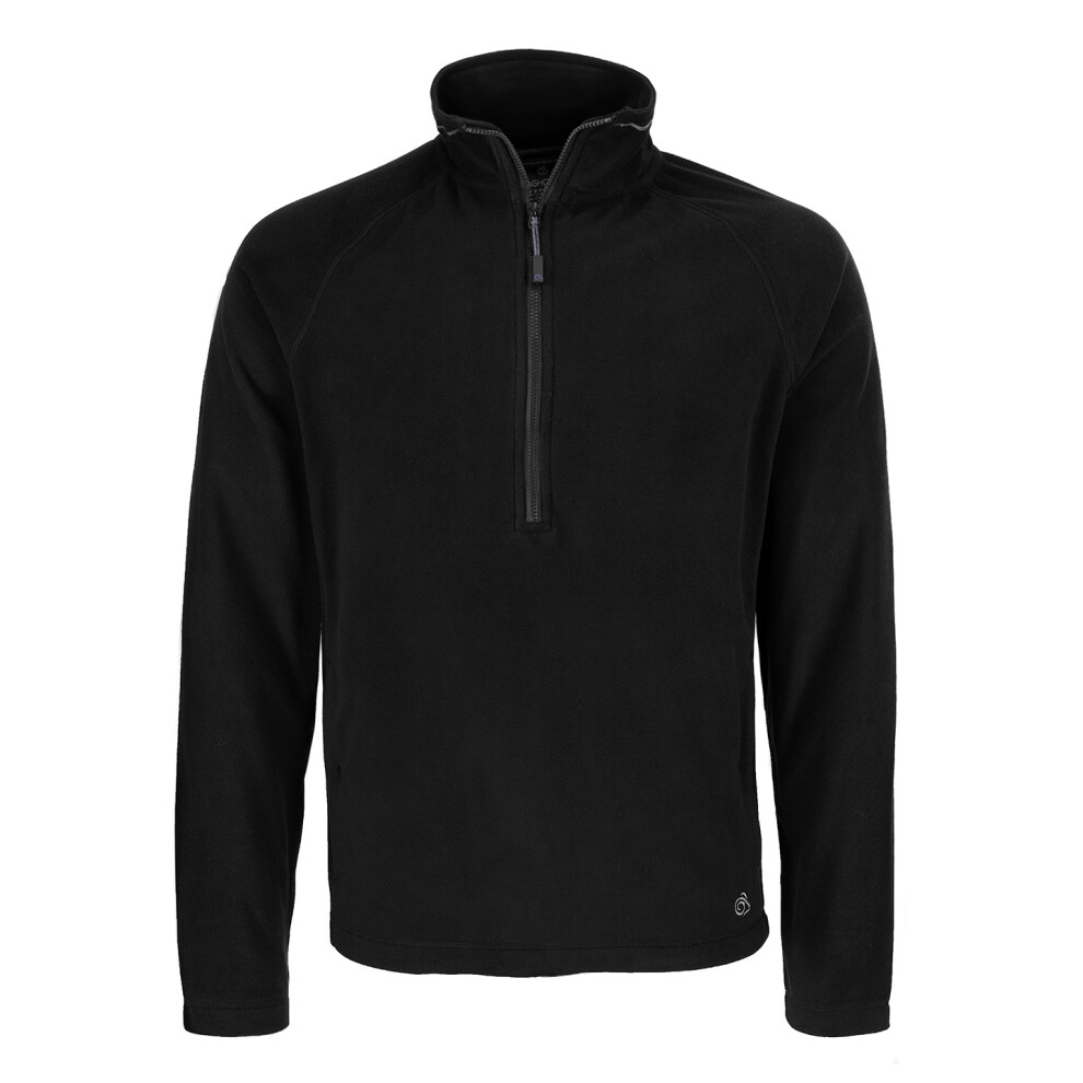 Craghoppers (L, Black) Mens Expert Corey 200 Half Zip Fleece Top