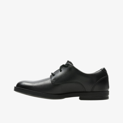 Clarks Rufus Edge Black Leather 1