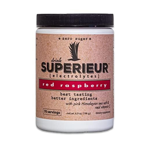 Superieur Electrolytes Red Raspberry (70 Servings) 1