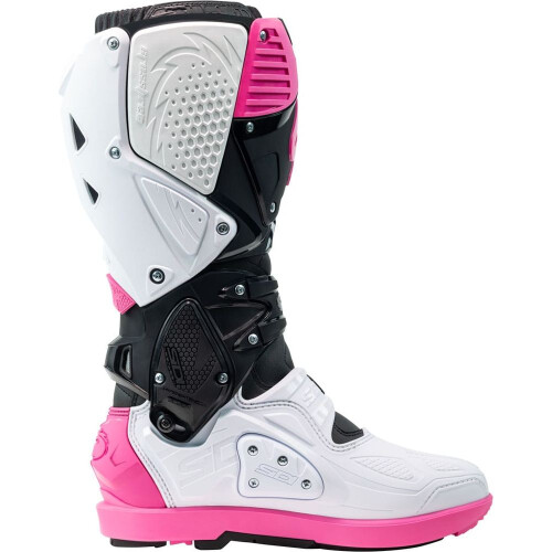 (EU 41) Sidi Crossfire 3 SRS CE Boots Black / White / Pink 1