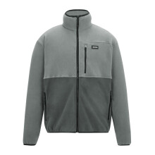 (M, Storm/Lead Grey) Regatta Mens Frankie Colour Block Full Zip Fleece Jacket