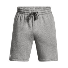(M R, Castle Rock/White) Under Armour Mens Rival Fleece Shorts