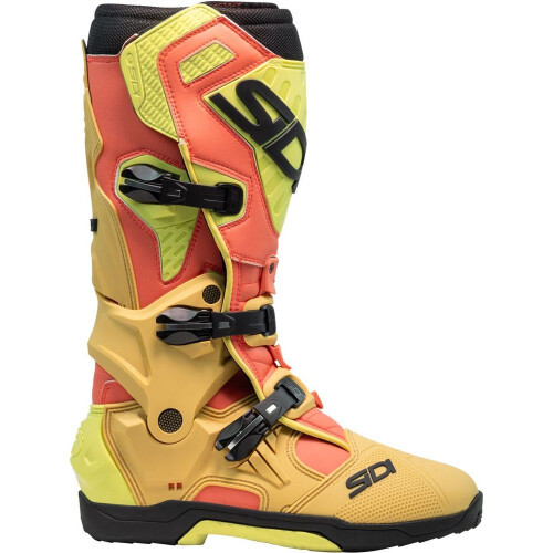 (EU 39) Sidi Crossair CE Boots Gold / Lime 2