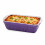 Baking Dish Purple Ceramic Roaster Handles Rectangular 22.5cm Oven Casserole 2
