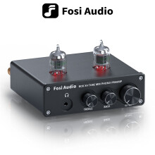 Stereo HiFi-voorversterker - RNCYN - Audio BOX X4 - Vacuümbuis - Platenspeleringang - 2 kanalen (2.0) - Metaal - Zwart