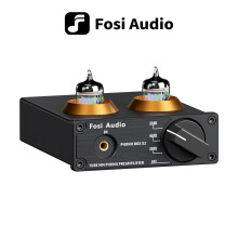 Phono-voorversterker - RNCYN - Mini stereo - HiFi - Vacuümbuis - Geluidsversterker - Zwart - Metaal