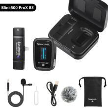 Microfone de lapela sem fio - RNCYN - Blink500 ProX - Cancelamento de ruído - Omnidirecional - Sem fio