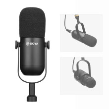 Micrófono dinámico XLR - RNCYN - BY-DM500 - Cancelación de ruido - Cardioide - Con cable - Grabación - 20Hz-20KHz