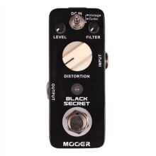 Pedal de distorsión para guitarra - RNCYN - RNCYN MDS1 - True Bypass - Negro - Portátil - Material de aluminio