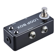 Pedal amplificador de bajo - RNCYN - Compacto - Metal - Procesador de canal de bucle - Caja de señal