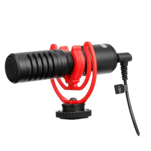 Video microphone for camera - RNCYN - BY-MM1 - Compact microphone - Wired - Noise cancellation - Dynamic microphone