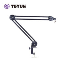 Soporte de brazo para micrófono - RNCYN - Ajustable - Instalación de escritorio - Metal - Accesorios de montaje - Negro
