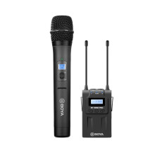 Micrófono inalámbrico UHF - RNCYN - BY-WM8 PRO-K3 - Doble canal - Micrófono de mano - Inalámbrico - Ligero - Dinámico