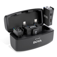 Micrófono de solapa inalámbrico - RNCYN - Micrófono de solapa con clip - Cancelación de ruido - Omnidireccional - Para iPhone