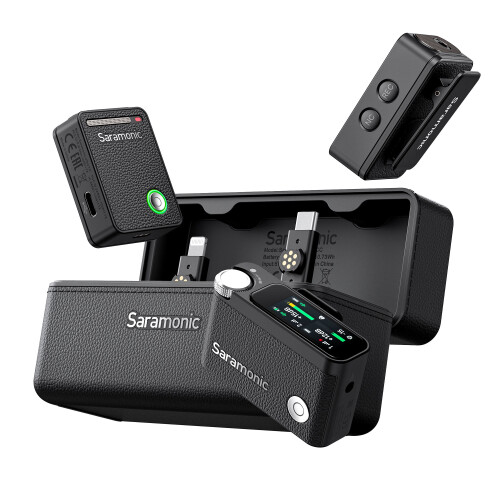 Draadloze dasspeldmicrofoon - RNCYN - Ruisonderdrukking - Tijdcode - USB-C-compatibiliteit