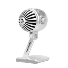 Micrófono de condensador USB de escritorio - RNCYN - Cardioide - SmartMic MTV500 - Cancelación de ruido - Con luces LED