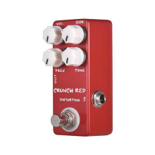 Pedal de efectos para guitarra - RNCYN - Distorsión - Overdrive - Rojo - Efecto de guitarra