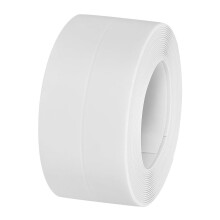 (2.2cmx3.2m) White Caulk Tape Waterproof Self Adhesive Toilet Caulk Sealant Sealing Strip Bathtub