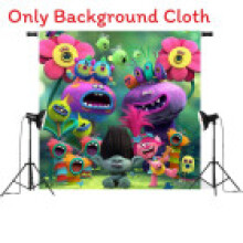 (5x7 Feet)Trolls World Tour Christmas Photography Background Kids Photo Studio Backdrop