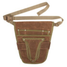 (Brown)Worksite Tool Waist Bag With Wearresistant Canvas For Electrician Use Hardware