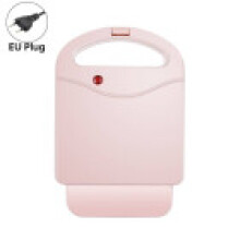 (Pink)Portable Electric Sandwich Maker Home Multifunctional Machine Non Stick Maker Breakfast