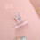(38mm)Ins Transparent Long Tail Clip Student Snack Sealing Binding Ticket Folder File 1
