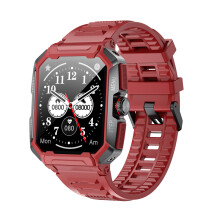 Smartwatch voor sport en gezondheid - RNCYN - AK47 - Rood - 1,85 inch - 240x280 - IP67 waterdicht - 400mAh