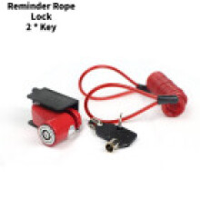 (Red)M365 Electric Scooter Anti Theft Lock Accessories Multi Function Disc Lock Brake