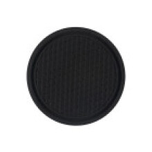Creative Round Pvc Cup Car Storage Mat Universal Non Slip Car Cup Holder Black