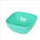 (Blue) Food Plastic Grade Square Fruit Bowl Salad Bowl Snack Candy Tools Tray Kitchen 1