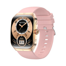 AMOLED-smartwatch - RNCYN - 1,95 inch - Bluetooth-bellen - Weersvoorspelling - Hartslagmeter